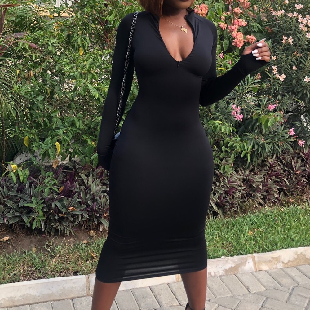 Serena Maxi Dress - Black